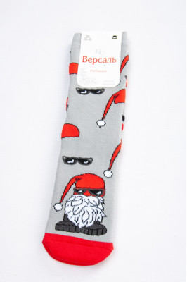 Шкарпетки жіночі новорічні махрові